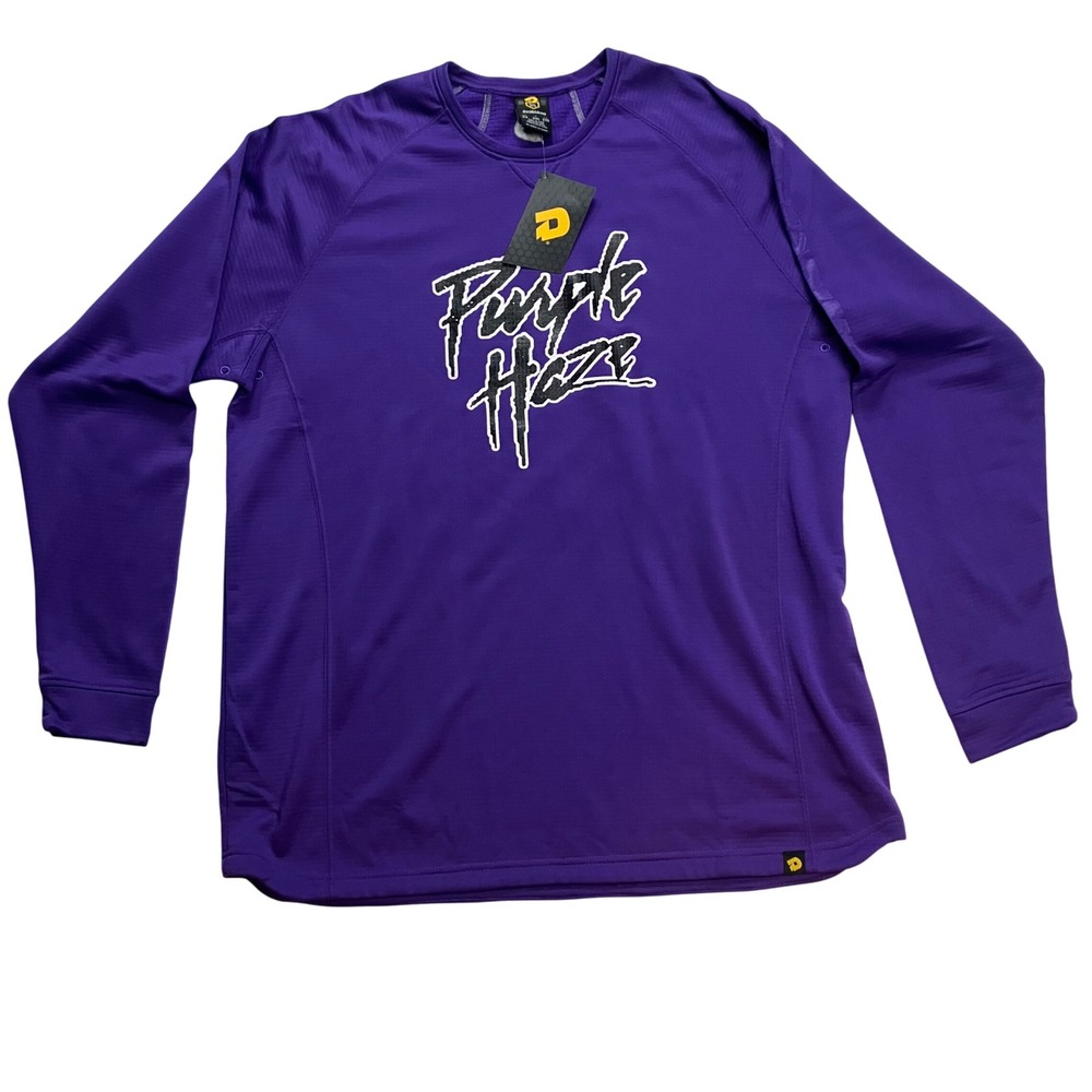 DeMarini Purple Haze Long Sleeve Athletic Shirt‎ Men's 2XL Baseball WTD101130XX